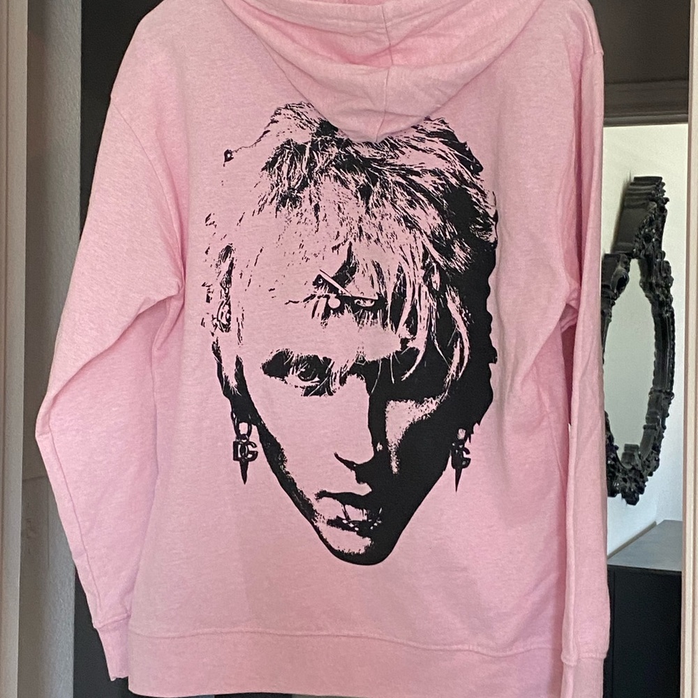 Machine Gun Kelly pink Hoodie sz medium